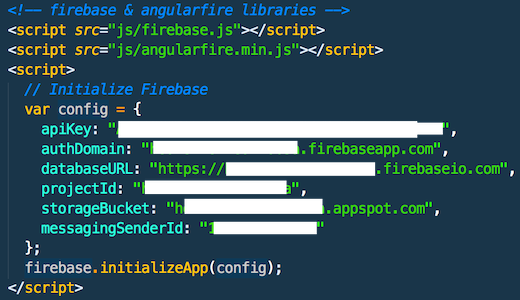 Firebase code sample image